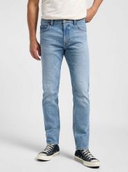 MESKIE SPODNIE LEE RIDER OLD TIME 112363955. Spodnie materiałowe męskie Lee, bez wzorów, z jeansu. Za 219.99 zł.