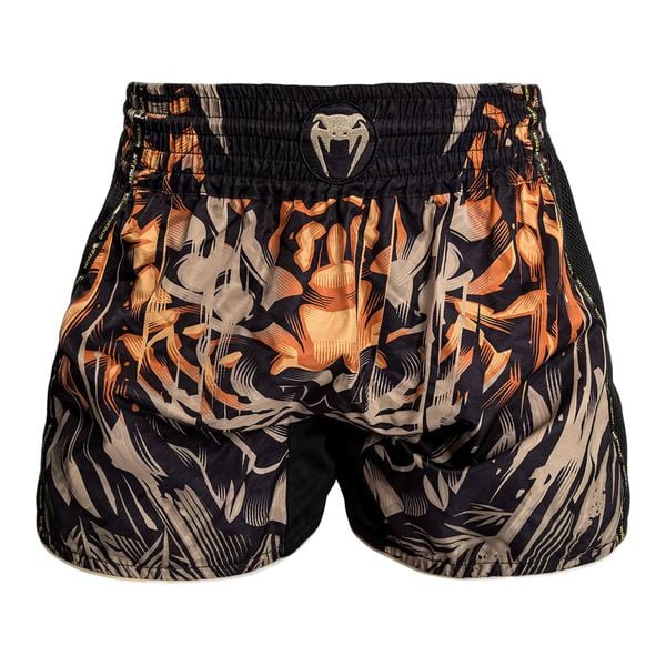 Spodenki treningowe męskie Venum Tiger Muay Thai Shorts. Czarne szorty męskie VENUM, bez kołnierzyka. Za 259.00 zł.