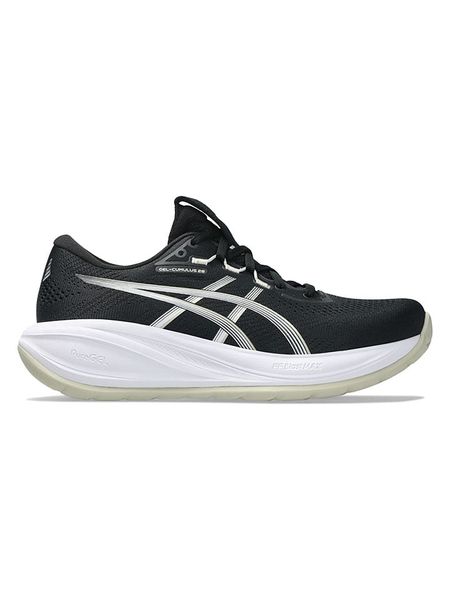 Asics Buty "GEL-CUMULUS 28" w kolorze czarno-białym do biegania rozmiar: 42,5. Białe obuwie do biegania damskie Asics. Za 432.08 zł.