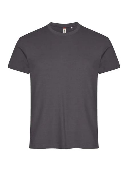 Clique Basic-T T-shirt męska, dopasowany krój, Metal Grey. Szare t-shirty męskie CLIQUE, l, bez wzorów, z bawełny, bez kołnierzyka. Za 82.69 zł.