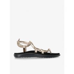 Sandały damskie Teva Voya Infinity. Czarne obuwie trekkingowe damskie Teva, bez wzorów, bez obcasa. Za 175.99 zł.