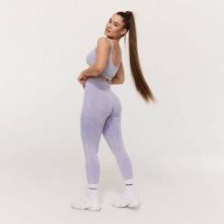 Legginsy GymBeam Lift. Fioletowe legginsy damskie GYMBEAM, xl, bez wzorów, z materiału. Za 94.99 zł.