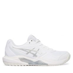 Buty do tenisa Asics. Białe buty sportowe na co dzień damskie Asics, bez wzorów, tenisowe. Za 309.99 zł.