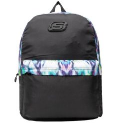 Plecak sportowo-turystyczny dla dorosłych San Diego Backpack pojemność 18 L. Czarne plecaki męskie Skechers, bez wzorów, z materiału. Za 69.99 zł.