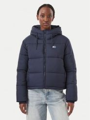 Tommy Jeans Kurtka zimowa DW0DW21625 Granatowy Regular Fit. Niebieskie kurtki damskie Tommy Jeans, na zimę, xxs, bez wzorów, z jeansu, bez kaptura. Za 949.99 zł.