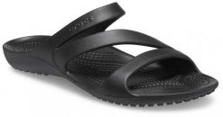 Klapki Dla Dorosłych Crocs Kadee II. Czerwone klapki damskie Crocs, bez wzorów, z materiału, bez obcasa. Za 119.99 zł.