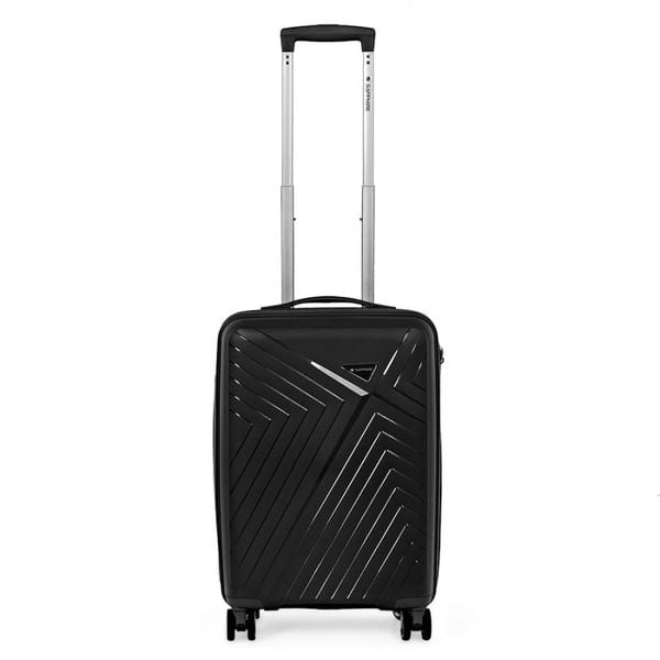 Walizka na kółkach twarda Sapphire ST-3030P czarna - mała S. Czarne walizki SAPPHIRE, bez wzorów, z gumy, małe. W wyprzedaży za 98.00 zł.