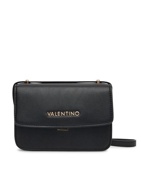 Valentino Torebka VBS8ZT11 Czarny. Czarne listonoszki damskie Valentino, bez wzorów, ze skóry, bez dodatków. Za 299.99 zł.