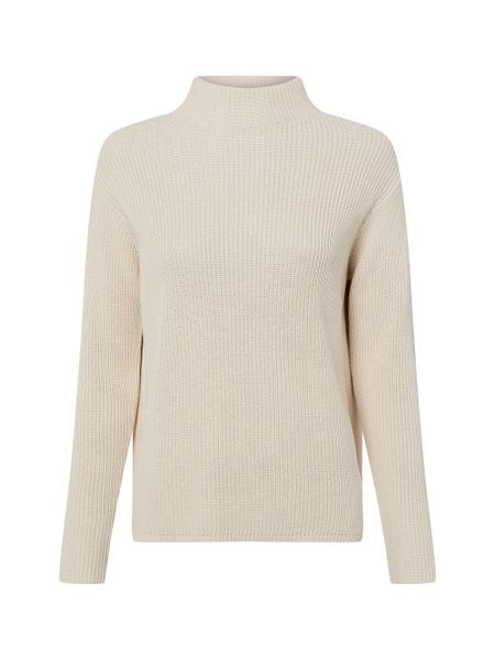 Marie Lund Sweter Kobiety Bawełna biały, XXL. Białe swetry klasyczne damskie Marie Lund, uniwersalny, z bawełny, bez kołnierzyka. Za 299.95 zł.