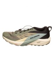 SALOMON Buty "Sense Ride 5" w kolorze khaki do biegania rozmiar: 45 1/3. Brązowe obuwie do biegania damskie Salomon. Za 365.42 zł.