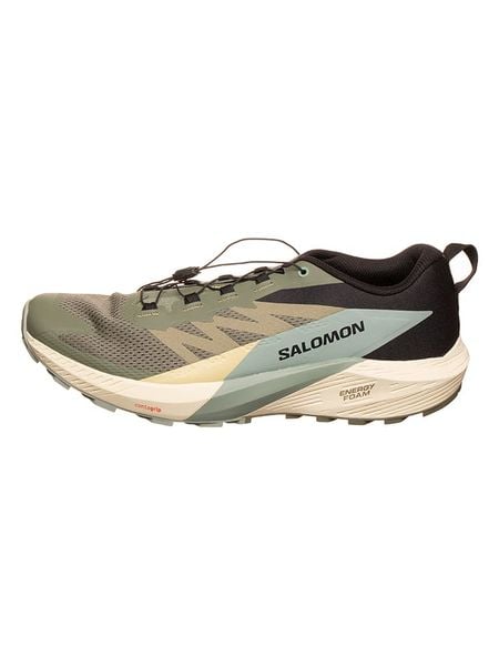 SALOMON Buty "Sense Ride 5" w kolorze khaki do biegania rozmiar: 45 1/3. Brązowe obuwie do biegania damskie Salomon. Za 365.42 zł.
