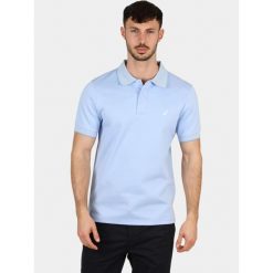 Koszulka polo męska Nautica Harlyn Slim Fit. Niebieskie koszulki polo męskie Nautica, m, bez wzorów, bez ramiączek. Za 339.00 zł.