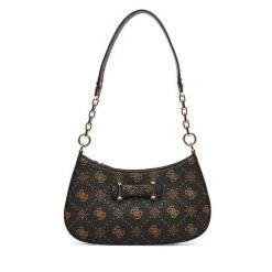 Torebka Guess. Brązowe torebki klasyczne damskie Guess, z aplikacjami, bez dodatków. Za 549.99 zł.