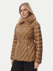 MICHAEL Michael Kors Kurtka zimowa 77A6945M42 Brązowy Slim Fit. Brązowe kurtki damskie MICHAEL Michael Kors, na zimę, l, bez wzorów, z syntetyku, bez kaptura. Za 1,539.00 zł.