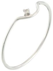 DIAMANTA Złoty pierścionek "Pudeur" z diamentem rozmiar: 54. Szare pierścionki damskie DIAMANTA, z diamentem, złote. Za 478.62 zł.