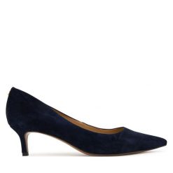 Szpilki LAUREN RALPH LAUREN. Niebieskie szpilki Lauren Ralph Lauren, bez wzorów, bez obcasa. Za 639.99 zł.