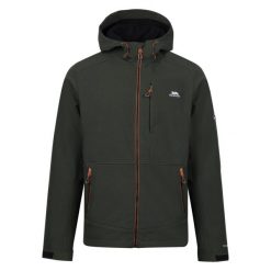 Trespass Dante - Męska kurtka softshell Dark Vine. Brązowe kurtki męskie Trespass, m, bez wzorów, z softshellu, sportowe, bez kaptura. Za 370.99 zł.