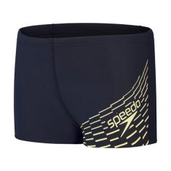 Spodenki kąpielówki męskie Speedo Medley Logo Aquashort. Czarne kąpielówki męskie Speedo, m, bez wzorów, do pływania. Za 89.99 zł.