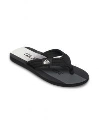 Sandały dla Mężczyzn MOLOKAI LAYBACK Czarny. Czarne sandały męskie Quiksilver, z bawełny, bez zapięcia. Za 119.99 zł.