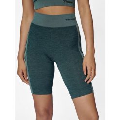 Damskie szorty bezszwowe Hummel Clea. Zielone szorty damskie HUMMEL, bez wzorów. Za 158.00 zł.