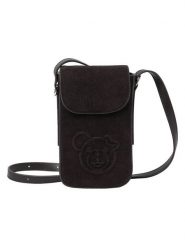 TATUUM Skórzana torebka "Begi" w kolorze ciemnobrązowym na telefon - 11,5 x 18 x 4 cm rozmiar: onesize. Brązowe torebki klasyczne damskie Tatuum, bez wzorów, z materiału, z tłoczeniem, bez dodatków. Za 232.23 zł.