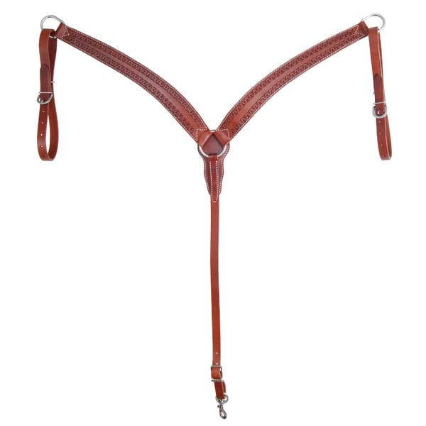 Naszyjnik myśliwski dla konia z narzędziem wąż Pool's Breast 5957. Brązowe naszyjniki damskie POOL'S. Za 503.10 zł.