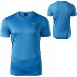 Koszulka szybkoschnąca dla mężczyzn Sibic. Niebieskie t-shirty sportowe męskie Hi-tec, m, bez ramiączek, do piłki nożnej. Za 69.95 zł.