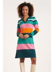 Smashed Lemon Sukienka dzianinowa ze wzorem rozmiar: M. Sukienki damskie Smashed Lemon, na co dzień, m, bez wzorów, z dzianiny, bez kołnierzyka, bez ramiączek, midi, proste. Za 198.10 zł.