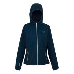 Kurtka Softshellowa Damska. Czerwone kurtki damskie Regatta, xl, bez wzorów, z elastanu, z kapturem. Za 106.99 zł.
