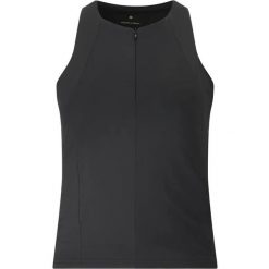 Damski tank top Athlecia Lynne. Czarne topy sportowe damskie Athlecia, bez wzorów, z tkaniny, bez ramiączek. Za 159.00 zł.