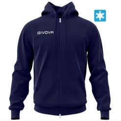 Bluza sportowa Givova King niebieska. Czarne bluzy sportowe damskie Givova, na lato, bez wzorów, z bawełny, bez ramiączek, bez kaptura. Za 102.24 zł.