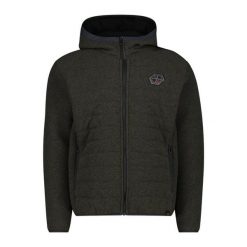 Kurtka pikowana z kapturem CMP Knit Tech. Szare kurtki męskie CMP, na zimę, m, bez wzorów, z gumy, eleganckie, z kapturem. Za 437.05 zł.