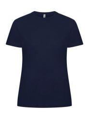Clique Classic OC-T Women T-shirt z bawełny organicznej – dark navy. Niebieskie t-shirty damskie CLIQUE, s, bez wzorów, z bawełny, bez kołnierzyka. Za 118.13 zł.