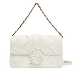 Torebka Just Cavalli. Białe torebki klasyczne damskie Just Cavalli, bez wzorów, wizytowe, bez kołnierzyka, bez ramiączek. Za 829.99 zł.