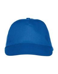 Clique Czapka Texas 5-panel twill — 100% bawełna. Niebieskie czapki męskie CLIQUE, bez wzorów, z bawełny. Za 77.89 zł.