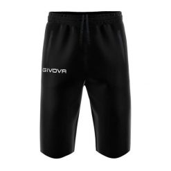 Spodenki piłkarskie dla dorosłych Givova One czarne. Czarne szorty męskie Givova, bez wzorów, sportowe. Za 59.00 zł.