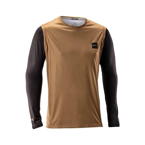 Koszulka rowerowa LEATT Jersey MTB Gravity 2.0. Brązowe t-shirty sportowe męskie LEATT, xl, z dzianiny, bez ramiączek, rowerowe. Za 199.00 zł.