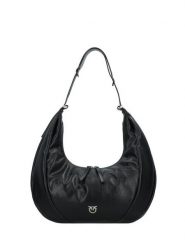 PINKO Torebka Slouchy Hobo Big PE 25 PLTT 104295 A29J Czarny. Czarne torebki klasyczne damskie Pinko, bez wzorów, ze skóry, bez dodatków. Za 1,129.00 zł.