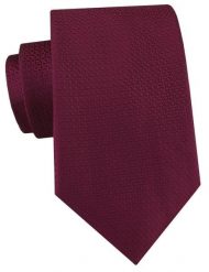 Męski Krawat Alties - Kolor Bordowy z Drobną Fakturą Materiału. Czerwone krawaty i muchy męskie Alties, bez wzorów, z tkaniny, eleganckie. Za 55.00 zł.