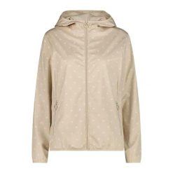 Kurtka przeciwdeszczowa softshell printed damska CMP. Białe kurtki przeciwdeszczowe damskie CMP, xs. Za 387.05 zł.