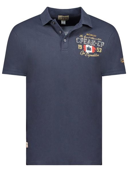 Canadian Peak Koszulka polo "Kapucineak" w kolorze granatowym rozmiar: XXL. Niebieskie koszulki polo męskie Canadian Peak, xxl, bez wzorów, z bawełny, bez ramiączek. Za 105.14 zł.
