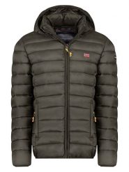 Geographical Norway Kurtka pikowana w kolorze khaki rozmiar: XL. Brązowe kurtki męskie Geographical Norway, xl, bez wzorów, bez kaptura. Za 156.61 zł.