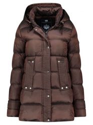 Geographical Norway Kurtka zimowa "Dolidia" w kolorze brązowym rozmiar: XXL. Brązowe kurtki damskie Geographical Norway, na zimę, xxl, bez wzorów, z puchu, bez kaptura. Za 205.45 zł.