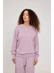 MAZINE Bluza "Natural Dye" w kolorze fiołkowym rozmiar: XXL. Różowe bluzy bez kaptura damskie MAZINE, xxl, z bawełny. Za 158.10 zł.