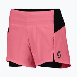 Spodenki do biegania damskie SCOTT Endurance Hybrid. Czarne szorty damskie Scott, bez wzorów, z elastanu. Za 219.99 zł.