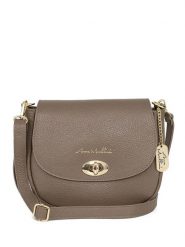 Anna Morellini Skórzana torebka "Iseppa" w kolorze szarobrązowym - 24 x 21 x 9 cm rozmiar: onesize. Brązowe torebki klasyczne damskie Anna Morellini, bez wzorów, z materiału, bez dodatków. Za 260.99 zł.