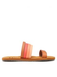Billabong Klapki Sunny Isles C9FF17BIP2 Pomarańczowy. Brązowe klapki damskie Billabong, bez wzorów, ze skóry, bez obcasa. Za 99.99 zł.