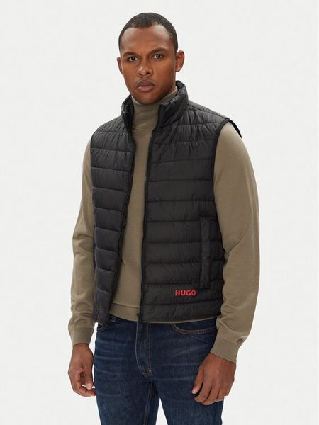 HUGO Kamizelka Brentino2521 50544544 Czarny Regular Fit. Czarne kamizelki męskie Hugo, m, z syntetyku. Za 549.99 zł.