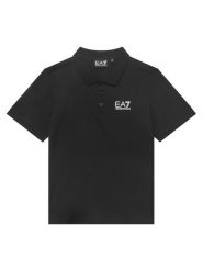 EA7 Emporio Armani Polo 7B000022 AF10378 UC001 Czarny Regular Fit. Czarne t-shirty chłopięce EA7 Emporio Armani, bez wzorów, z bawełny, bez ramiączek. Za 224.99 zł.