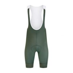 Męskie spodnie kolarskie z szelkami Essential – Oliwkowe. Zielone szorty męskie KEADA SPORTS, bez wzorów, sportowe. Za 332.00 zł.